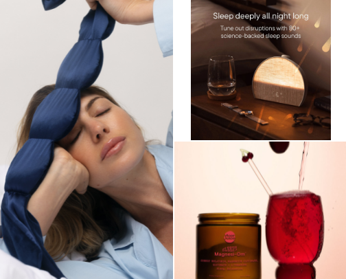 Sleep Support for Exhausted Moms cover photo collage