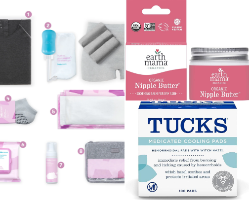 Postpartum must haves!! cover photo collage