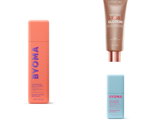 Beauty Products cover photo collage