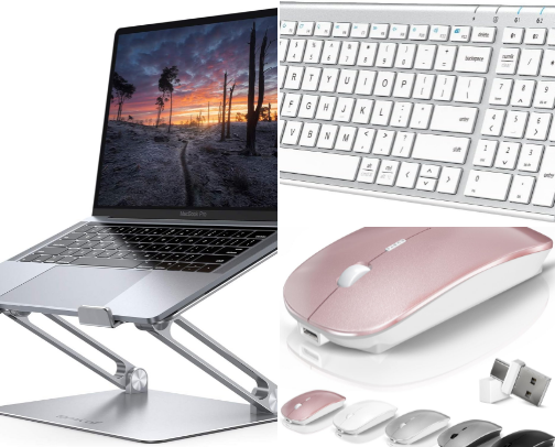 Desk Setup Must Haves That Make You 10x More Productive 💻✨ cover photo collage