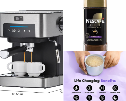 Everyday coffee essentials cover photo collage