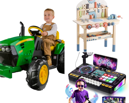 Popular kids toys cover photo collage