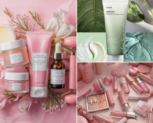 An easier way to skincare 💇‍♀️💅 cover photo collage
