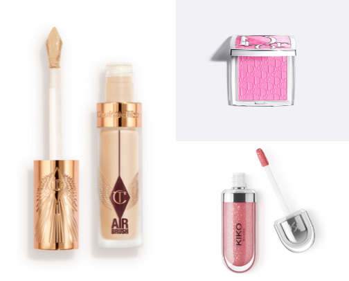 IT-girl make up products 🤍 cover photo collage