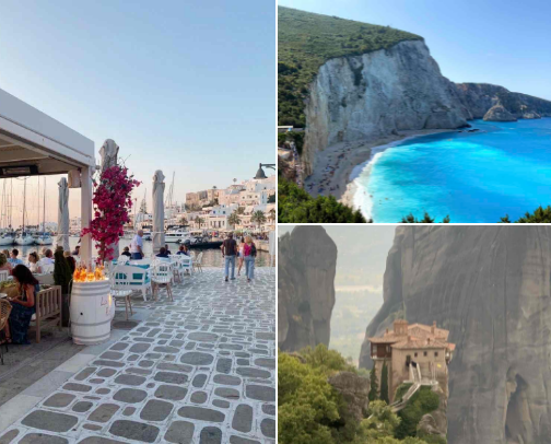 Travel cover photo collage