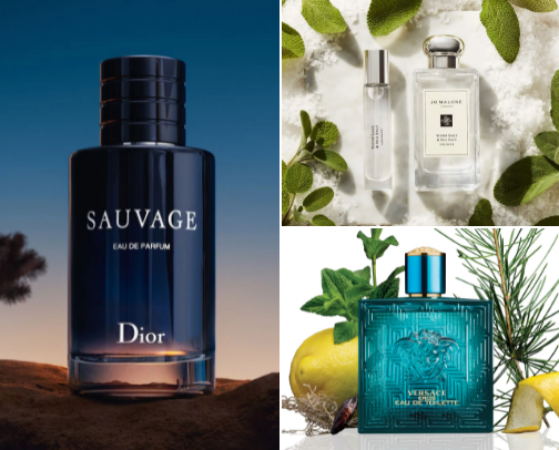 Perfumes for your better half cover photo collage