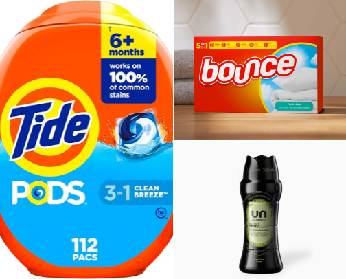 Everything you need to make your house spotless and smelling clean! cover photo collage