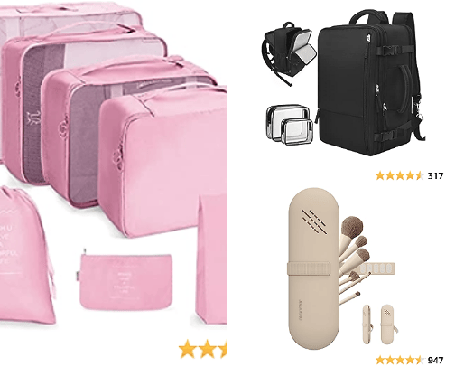 ✈️travel essential things🌏 cover photo collage