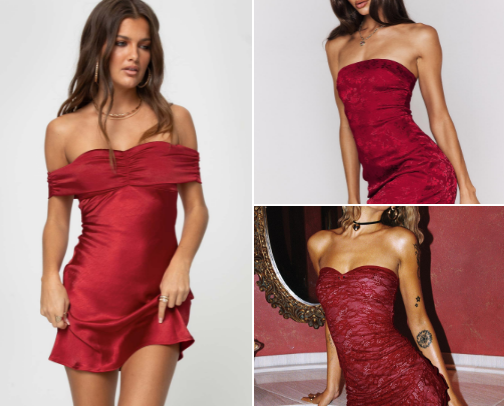 The Power of a Red Dress❤️‍🔥 cover photo collage