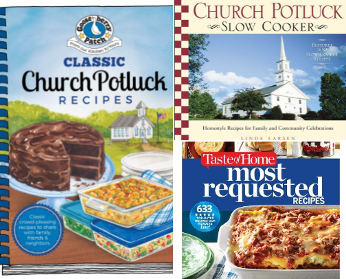 Faith, Fellowship & Food: The Church Suppers Cookbook cover photo collage