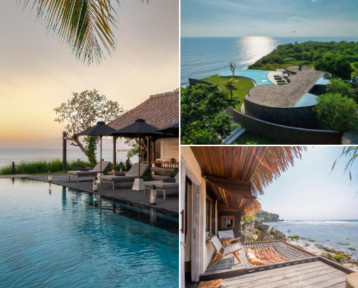 Sunrise to Sunset: My Favorite Beachfront Stays in Bali 🌅🩷🏖️ cover photo collage