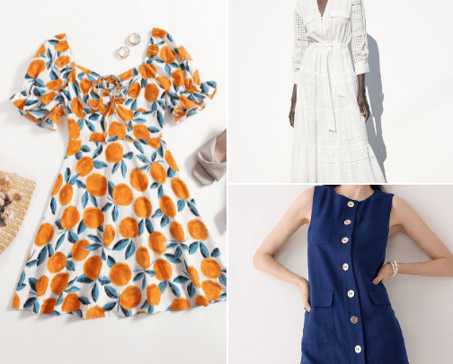 dresses/jumpsuits/cover ups cover photo collage
