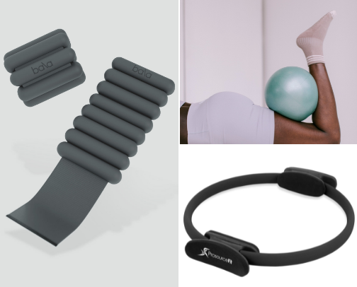 Pilates At Home Workout Necessities cover photo collage