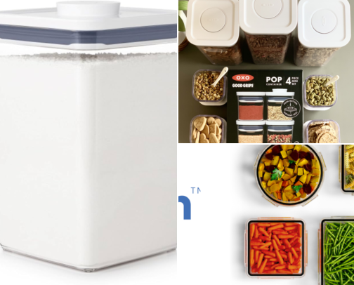Pantry Organization Containers and Labels Under $25 cover photo collage