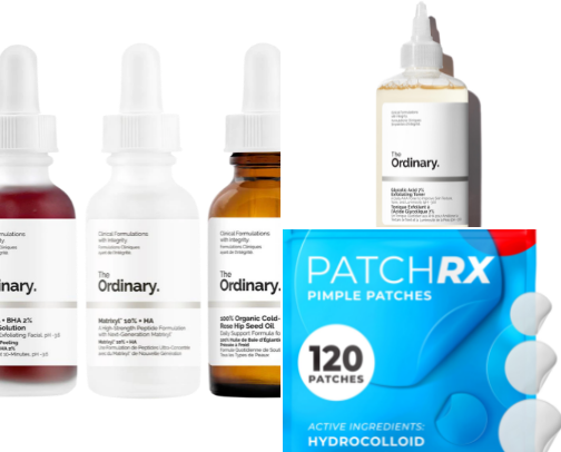 Must have skincare products cover photo collage