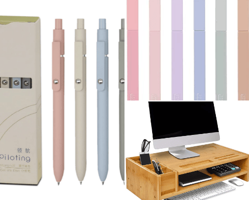 Aesthetic Office Finds cover photo collage