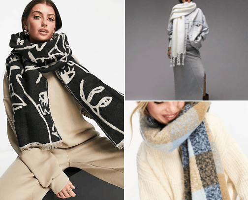 Unique Trendy Scarfs cover photo collage