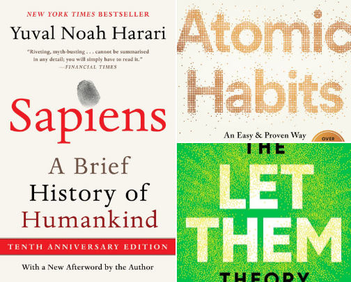 10 Books Everyone’s Buying in 2025 cover photo collage