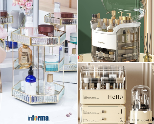 Best Cosmetic Organizers for Every Vanity cover photo collage