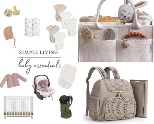 Baby essentials 🍼🧸🫧 cover photo collage