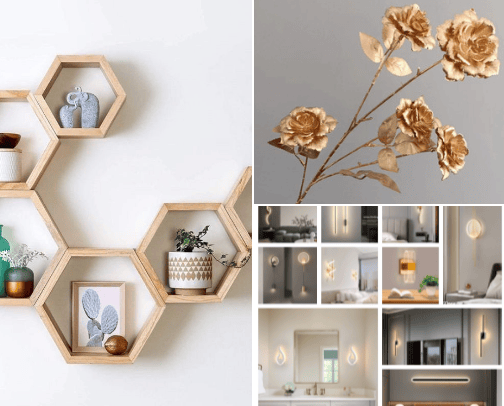 Home decor cover photo collage