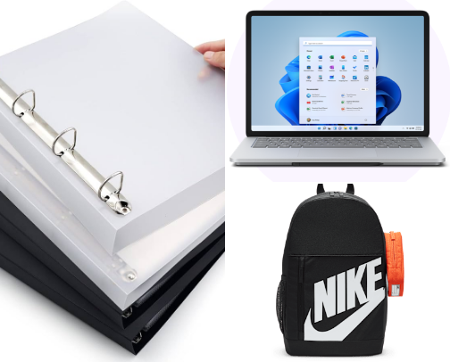 College essentials cover photo collage