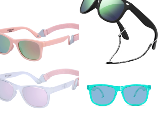 Toddler Sunglasses That Actually Stay On During Park Days cover photo collage
