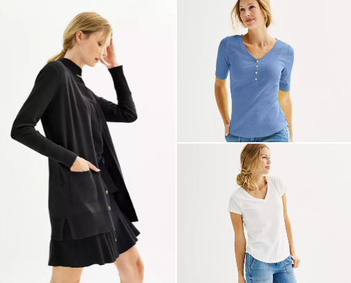 Kohls Clothing Favorites cover photo collage