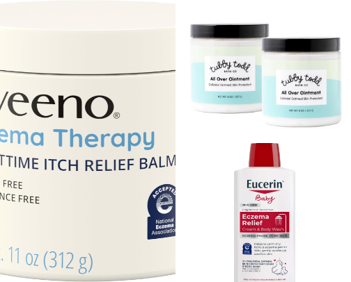Baby Eczema & Heat Rash Products That Actually Helped Us cover photo collage