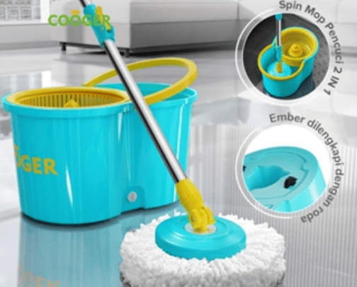 home cleaning tools and equipment cover photo collage