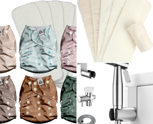 Cloth Diapering Recommendations cover photo collage