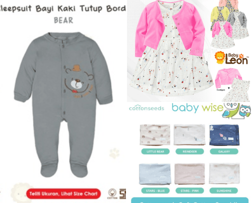 Newborn Essentials and toddler cover photo collage