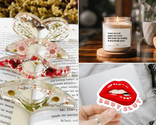 Bookish Goodies cover photo collage