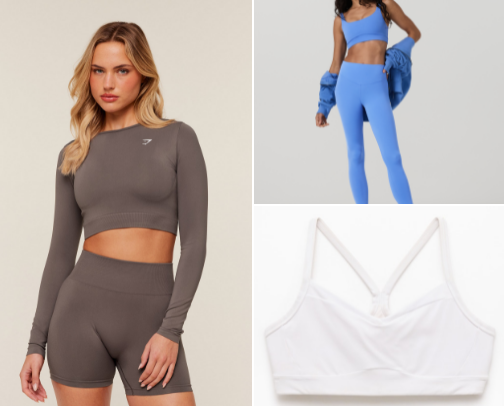 Top 10 work out sets cover photo collage
