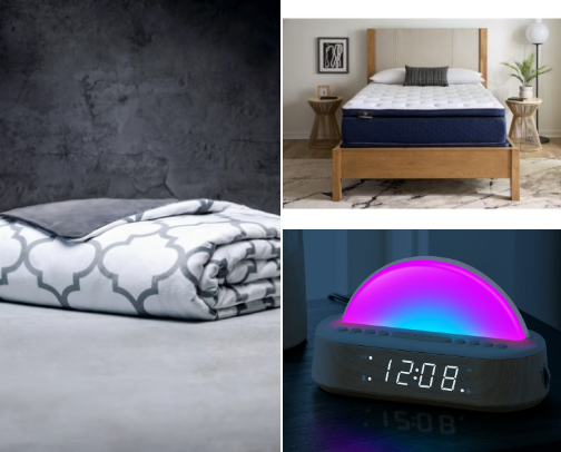 Top Picks for Better Sleep: Weighted Blankets & Comfort Essentials cover photo collage