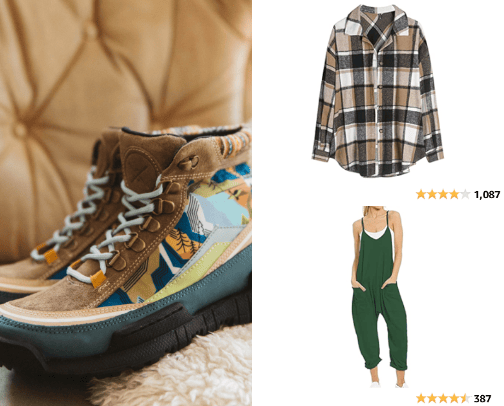 granola girl things cover photo collage