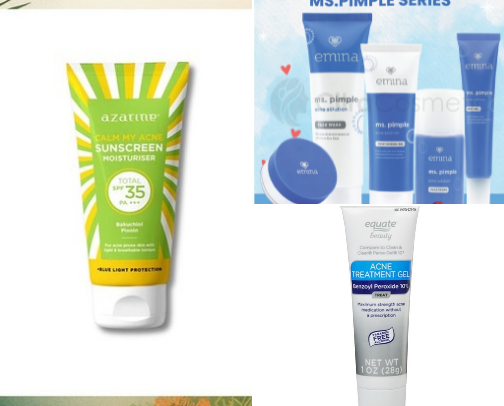 Products every acne fighter should have! cover photo collage