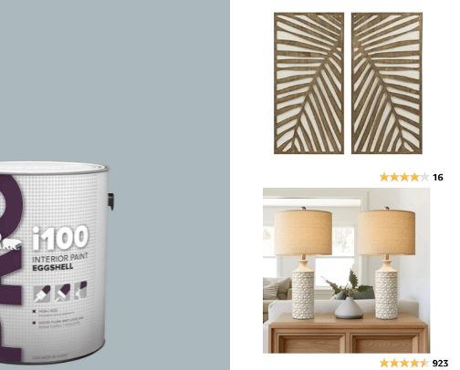 Coastal interior design cover photo collage