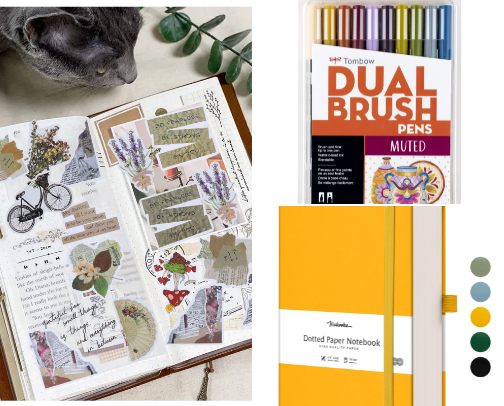 📓 Bullet Journaling Faves 🫶 cover photo collage