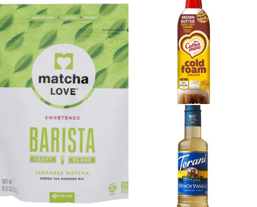 My matcha latte cover photo collage