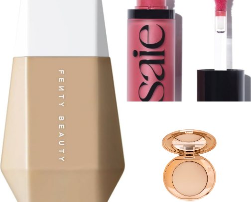 Makeup routine cover photo collage