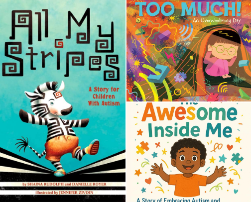 Books for Autistic Children cover photo collage
