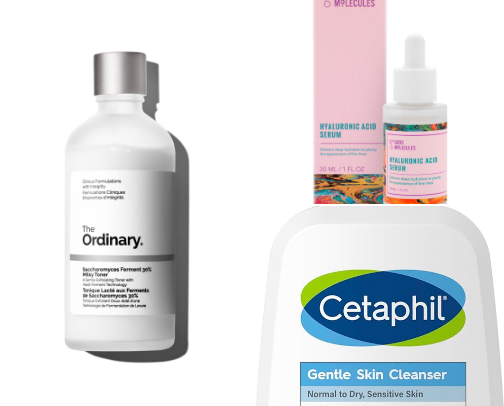 skincare after accutane cover photo collage