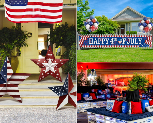 Fourth of July Must Haves cover photo collage