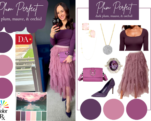 Plum Perfect cover photo collage