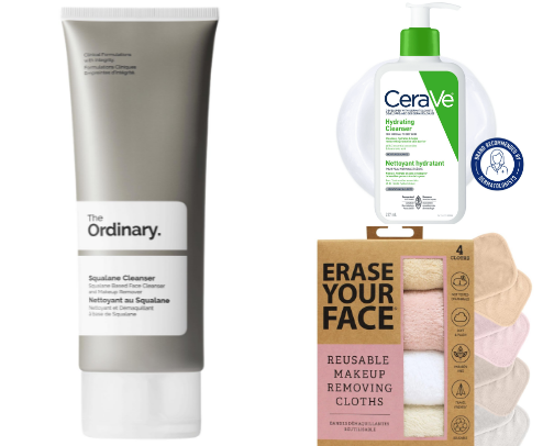 My 2026 Holy Grail Evening Skincare Routine Essentials for Dry, Sensitive Skin cover photo collage