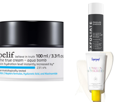Skincare🧴 cover photo collage