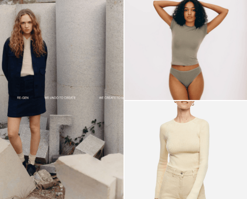 Sustainable & fair fashion cover photo collage