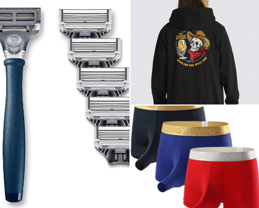 gifts for men cover photo collage