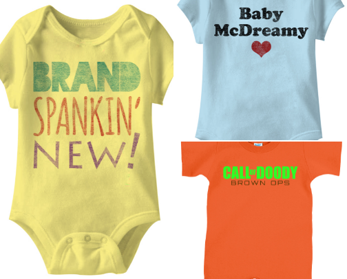Hilarious Baby Clothes!! cover photo collage